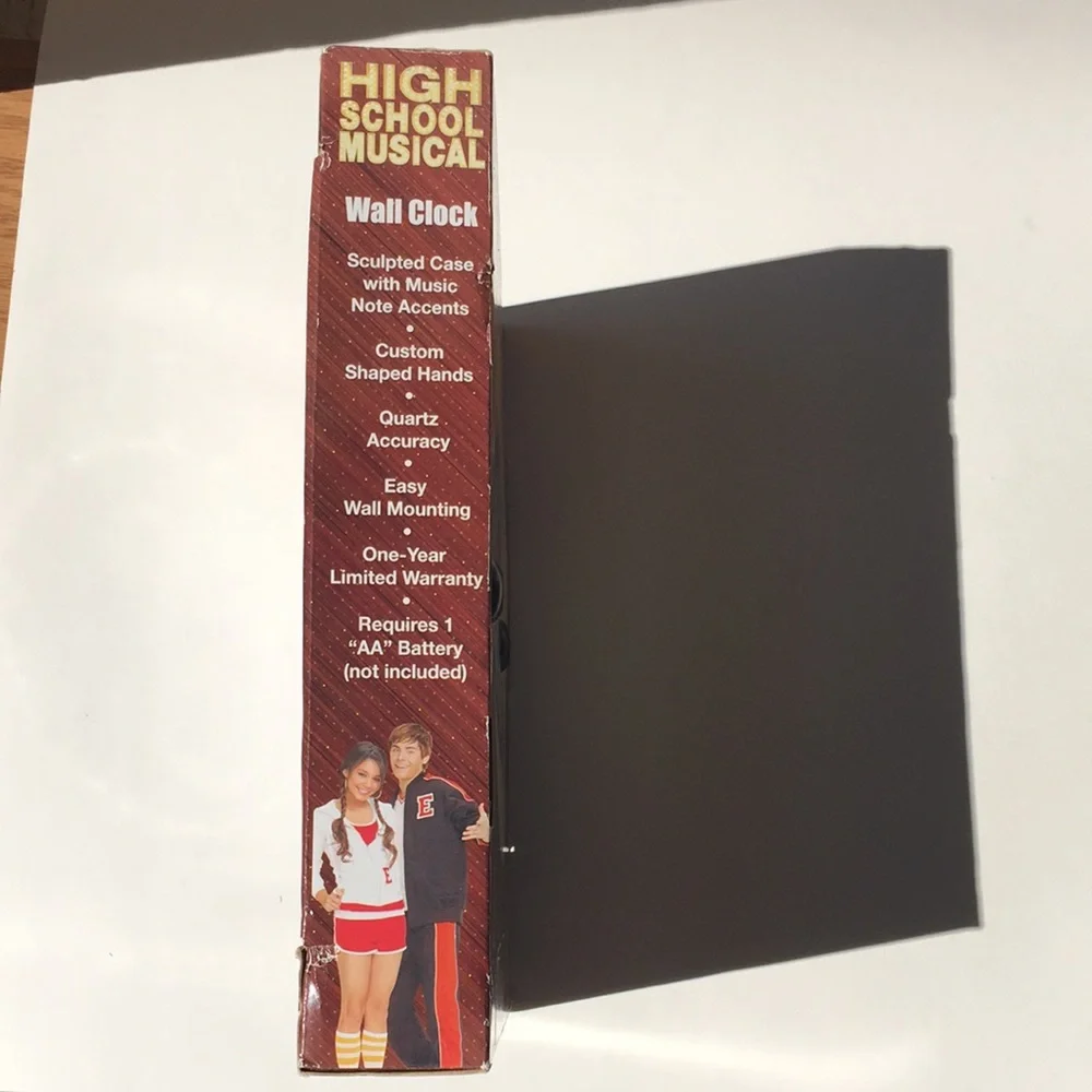 FINAL MARKDOWN Disney high school musical wall clock nib
